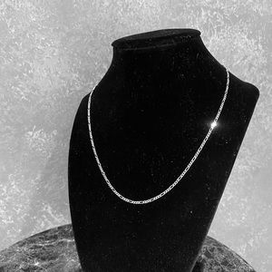 Sterling Silver Figaro Chain Necklace